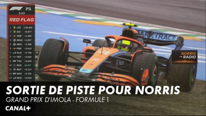 Sortie de piste pour Norris - Grand Prix d'Imola - F1
