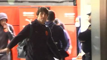 El Valencia llega a Sevilla para disputar la final de Copa