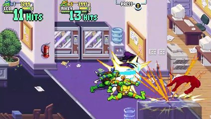 Teenage Mutant Ninja Turtles : Shredder’s Revenge – 11 minutes de gameplay