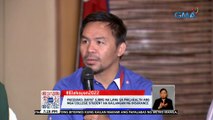 Pacquiao, hindi tiyak kung makakadalo sa bagong petsa ng Comelec debate | 24 Oras