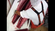 Dev Orkinos Balığının temizlenip parçalanıp paketlenme işlemi Süper