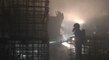 Settimo Milanese (MI) - Incendio in azienda smaltimento rifiuti elettronici (22.04.22)