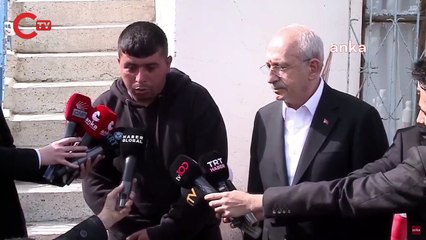 Kılıçdaroğlu'ndan elektriği kesilen aileye ziyaret