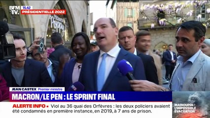 Jean Castex aux côtés d'Emmanuel Macron à Figeac: "Il faut se battre jusqu'au dernier moment"