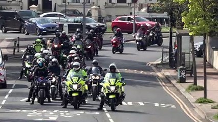 Dan Kinsella funeral ride