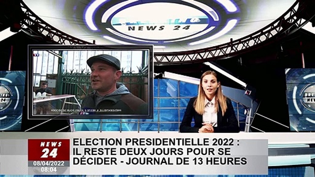 Présidentielle 2022 - deux jours pour se décider - Journal de 13 heures