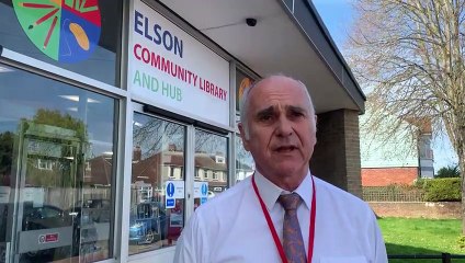 Elson Community Library and Hub receives defibrillator donation from The Big Match