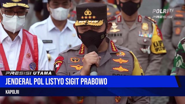 Kapolri Jenderal Listyo Sigit Prabowo Memimpin Apel Gelar Pasukan Operasi Ketupat 2022