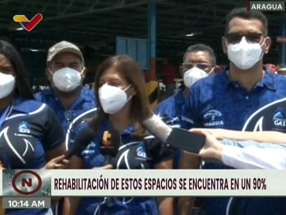 Aragua Gas muestra un 90% de recuperación de la infraestructura de su planta de llenado Maracay I