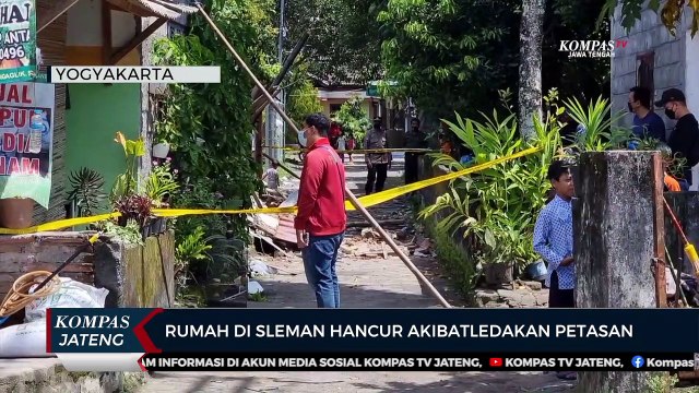 1 Rumah di Sleman Hancur, Akibat Ledakan Petasan