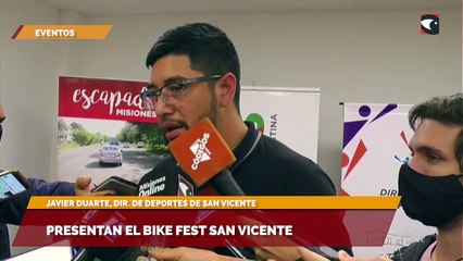 Presentan el Bike Fest San Vicente