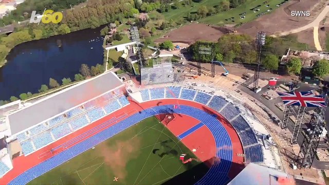 Don’t Try This at Home! Jaw Dropping Moment British Army Parachutes Into Stadium at 80mph