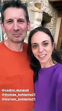 Myriam et Thomas de Koh-Lanta en visite chez la famille Dunand de Familles nombreuses