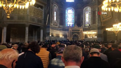 Ayasofya-i Kebir Camii Şerifi’nde bir ilk