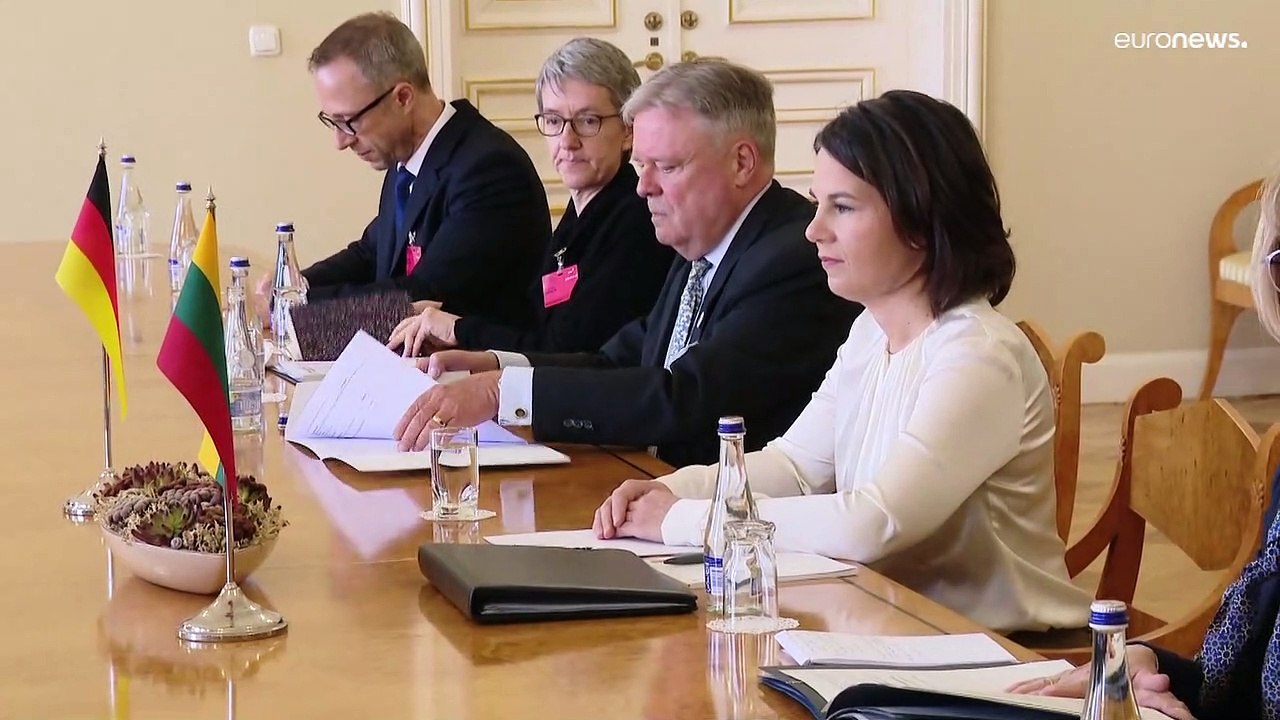 Baerbock in Litauen: Deutschlands Nato-Beteiligung stärken