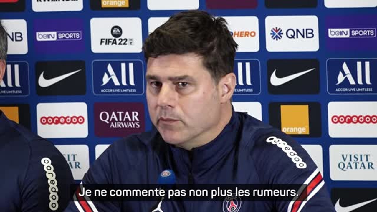 PSG - Pochettino : “Nous ne devons pas écouter les rumeurs”
