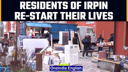 Ukraine: Irpin residents start rebuilding their lives | Oneindia News