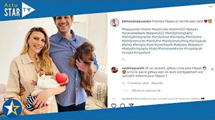 Alessandro Belmondo papa : ce cliché hilarant avec son nouveau-né, déjà bien gardé !