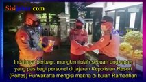Selama Ramadhan, Satpolair Polres Purwakarta Bagikan Takjil Ke Warga Pesisir Jatiluhur