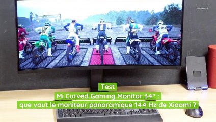 Test Xiaomi Mi Curved Gaming Moniteur 34" : que vaut le moniteur panoramique 144 Hz de Xiaomi ?