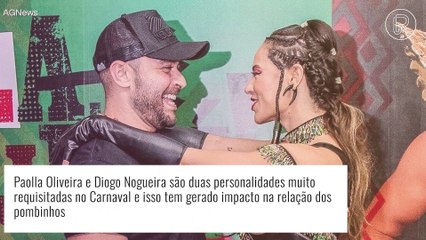 Paolla Oliveira aponta problema em relação com Diogo Nogueira durante o Carnaval