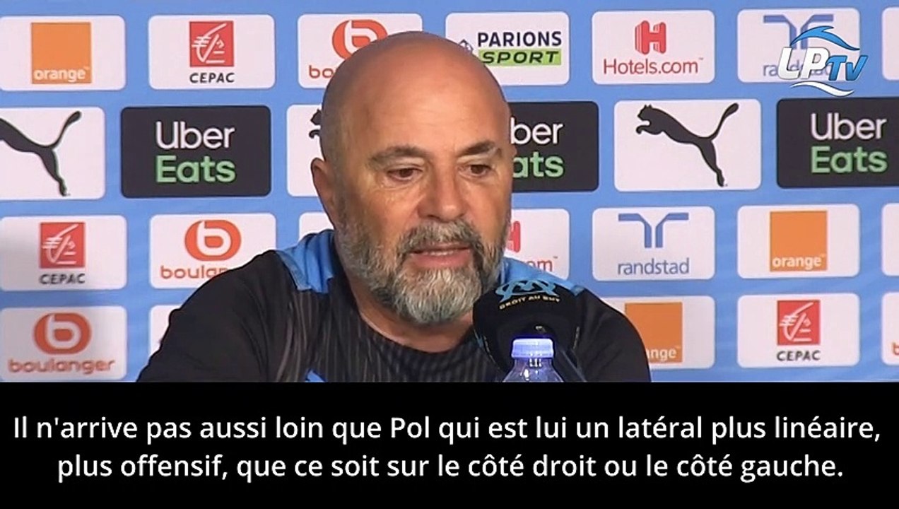 OM : Sampaoli donne son avis sur les latéraux (Lirola, Rongier, Luan Peres et Kolasinac)