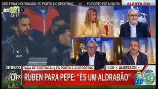 RUBEN AMORIM INSULTA PEPE DURANTE O FC PORTO X SPORTING DE LISBOA