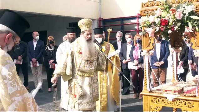 Με κατάνυξη έγινε και φέτος η περιφορά του Επιταφίου στο Νοσοκομείο Λαμίας