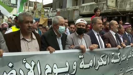 مظاهرات في عمّان للتنديد بالانتهاكات الإسرائيلية ضد الأقصى