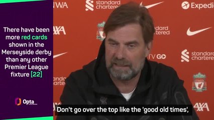 Klopp calls for 'physical but legal' aggression in Merseyside derby
