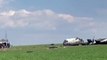 Упал самолёт АН-26 | Літак АН-26 впав у районі селища Михайлівка Запорізького району