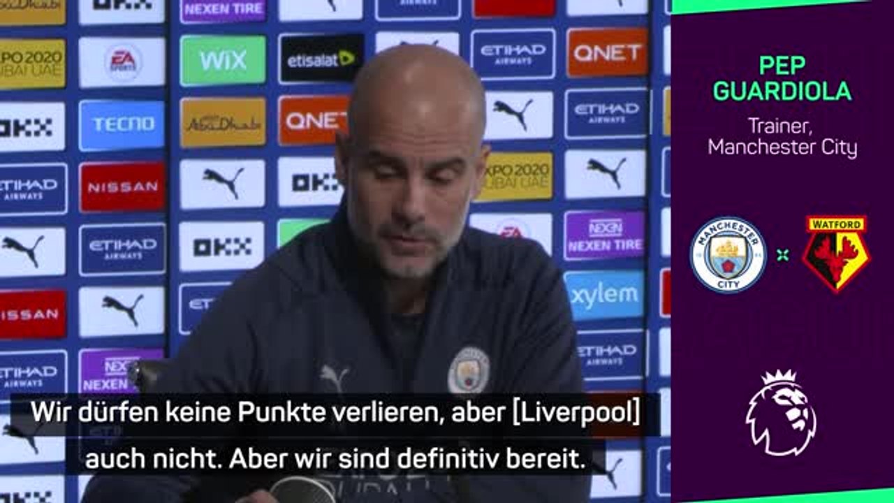 Guardiola: Watford ist “ein weiteres Finale”
