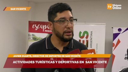 Actividades turísticas y deportivas en San Vicente