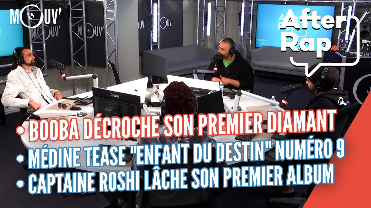 Booba décroche son premier diamant, Médine tease "Enfant du Destin" n°9, l'album de Captaine Roshi..