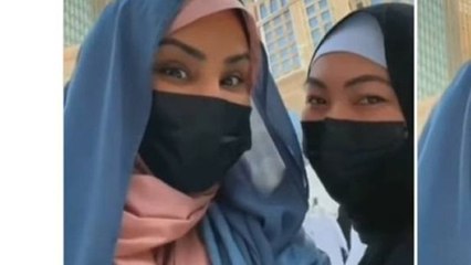 أحلام تعلن إسلام مدبرة منزلها خلال أداء العمرة