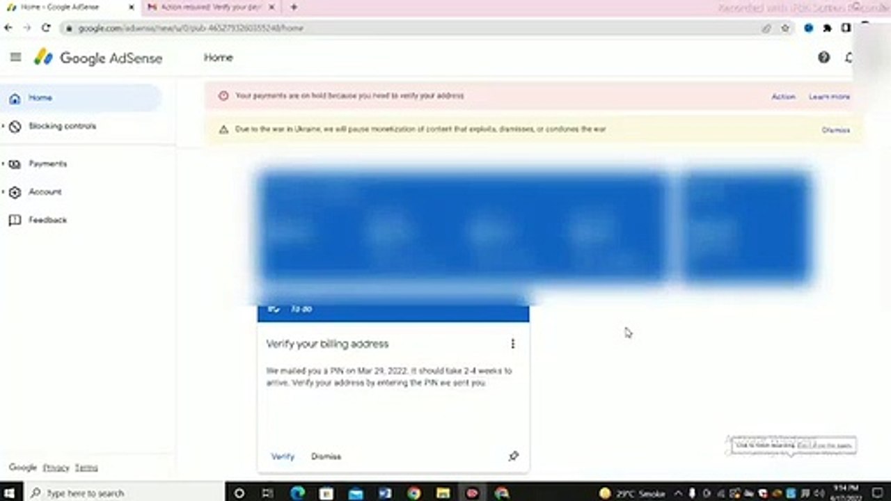 How to Add Bank Account With Adsense in Pakistan - YouTube ki Payment Kaise Laite Hain - Areej Naz