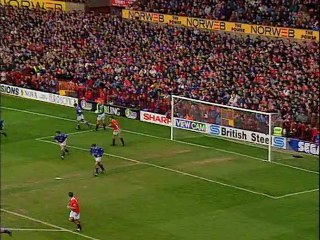 Season 1993-94 - Manchester United vs Oldham Athletic - 04.04.1994