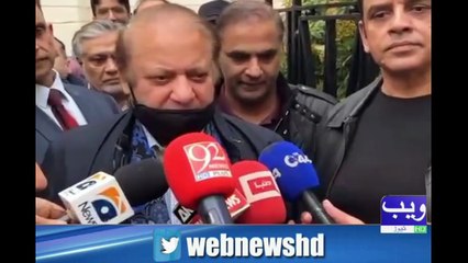 Nawaz Shareef Letest Media Talk In London