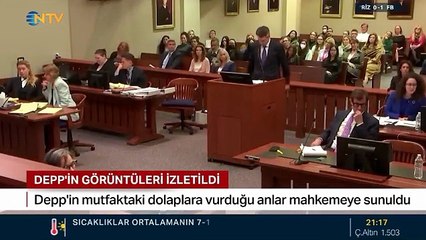 Johnny Depp-Amber Heard davasında o görüntüler mahkemeye sunuldu; "Birkaç dolaba saldırdım ama Heard'e dokunmadım"