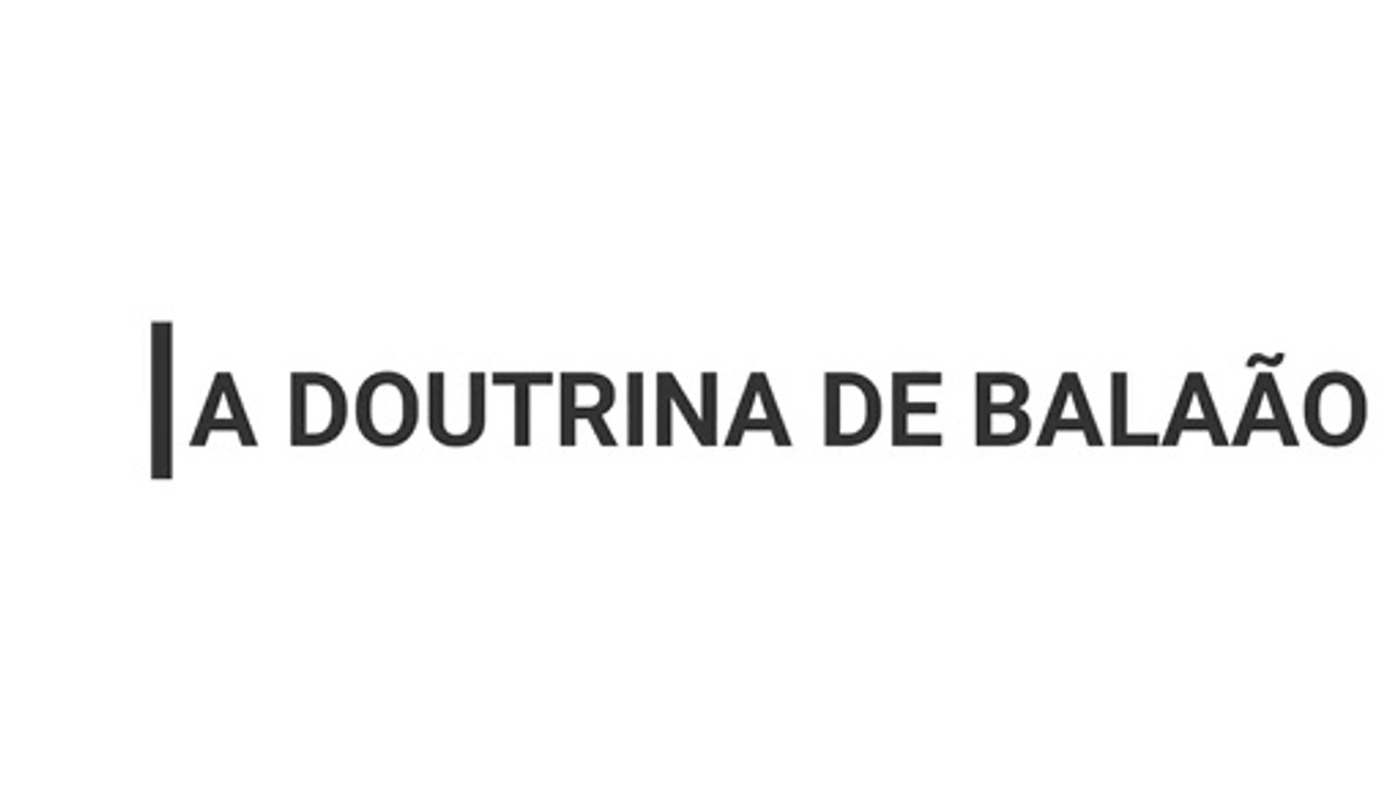 A Doutrina de Balaão