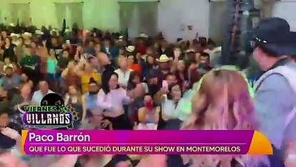 Paco Barrón rompe el silencio tras ataque en una de sus presentaciones
