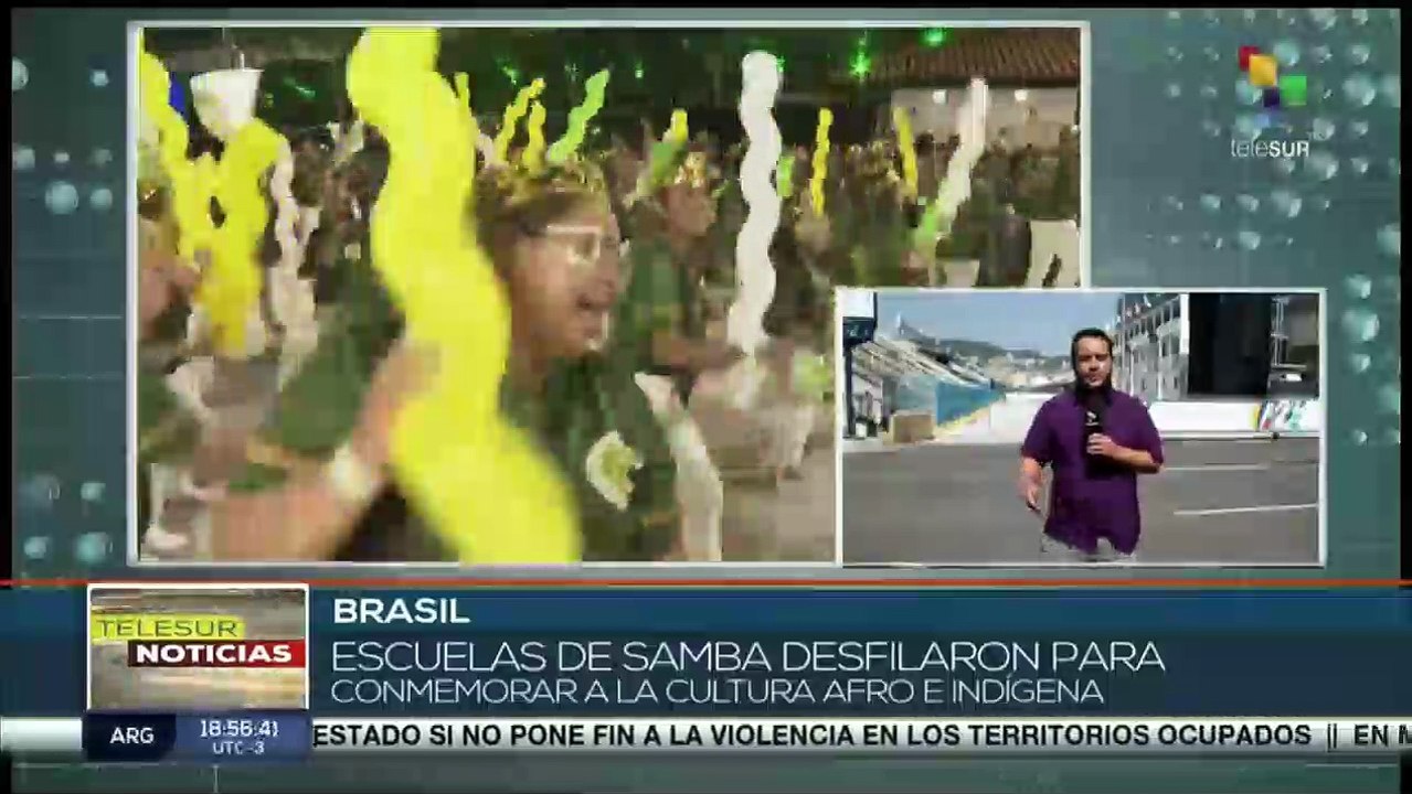 Brasil: Desfiles del Carnaval de Río de Janeiro rinden homenaje a cultura afrodesciente e indígena