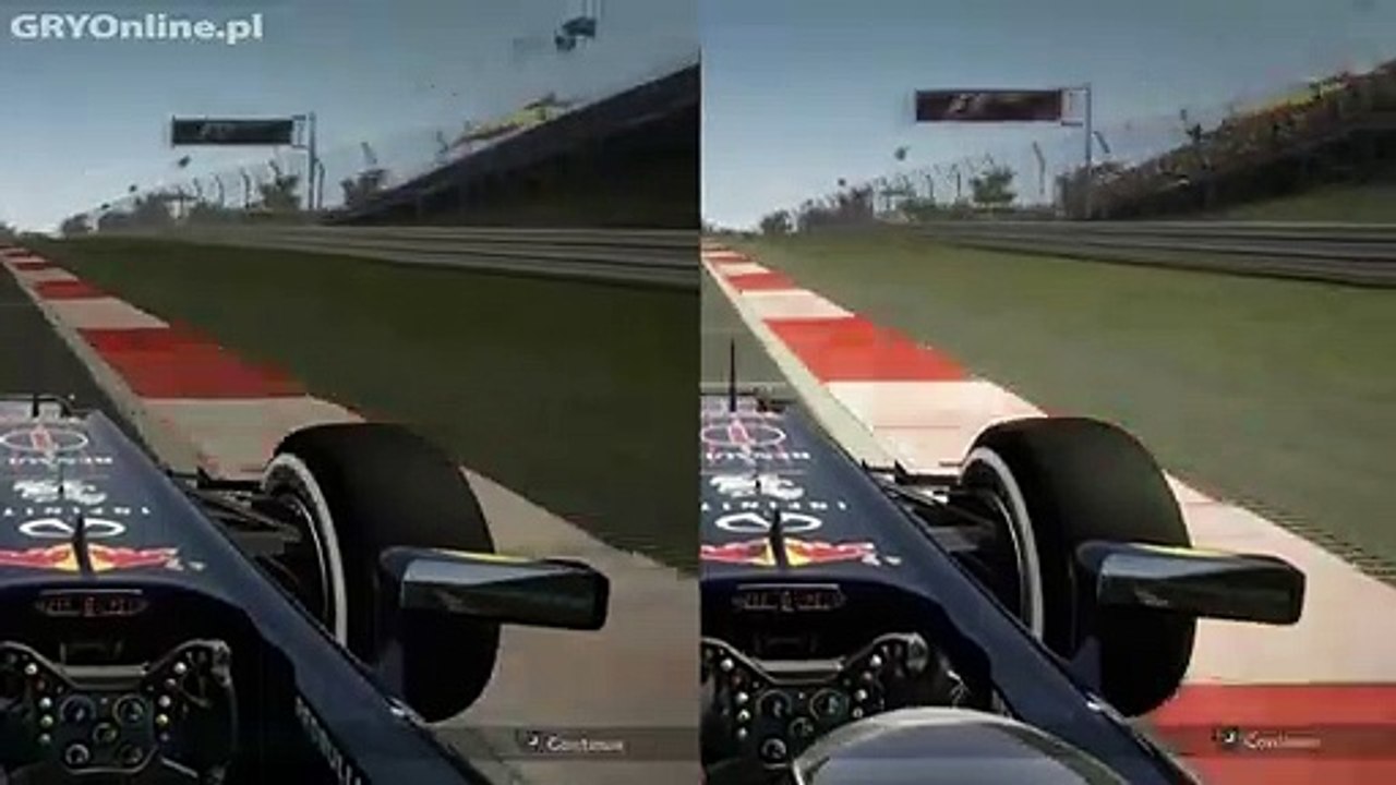 F1 2012 Graphics Comparison - GRY-OnLIne.pl
