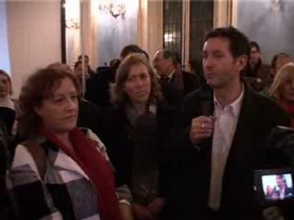 Discours de P.mansat à la mairie après les résultats