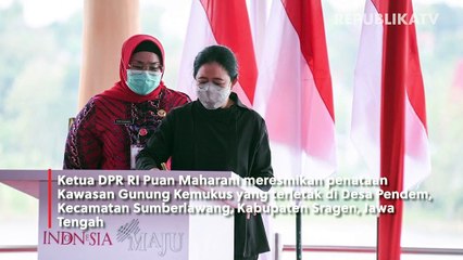 Resmikan New Kemukus, Puan Harap Citra Pariwisata Sragen Semakin Baik