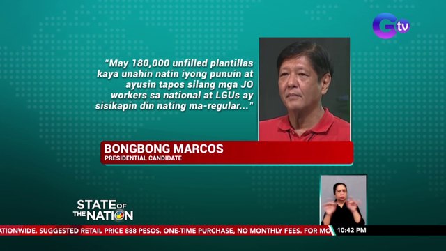 Marcos, hindi na lalahok sa presidential panel interview ng Comelec sa May 1 | SONA