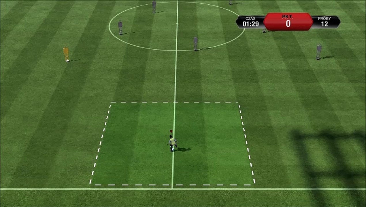 FIFA 13 practice games - ground pass - belly level