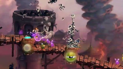 Rayman Legends Castle Rock gameplay