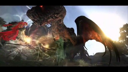 Dragon's Dogma Drake Battle