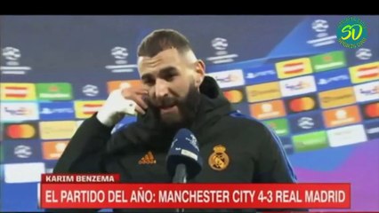 Karim Benzema Tira un Penalti a lo Panenka y Confía Ganar en el Bernabeu